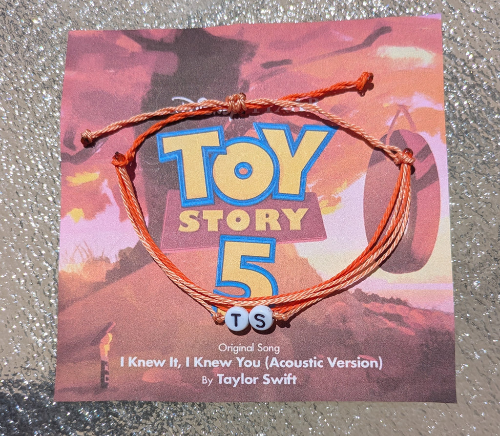 Toy Story Taylor Swift Bracelet- Orange Themed